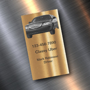 Klassische Uber Driver Magnetic Business Cards Magnetische Visitenkarte