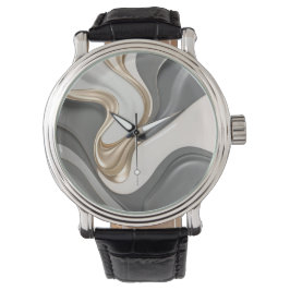 Klassische Uhr in abstrakter Grafik