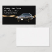Klassische unabhängige Uber-Treiber-Visitenkarten Visitenkarte (Vorne/Hinten)