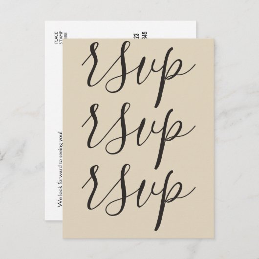 Klassische und ausgeklügelte "uAwg" Postkarte (Vorne/Hinten)