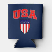 Klassische und Coole amerikanische Flagge Patrioti Dosenkühler (Vorderseite)