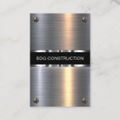 Klassische und Coole Baukarten Visitenkarte (Vorderseite)