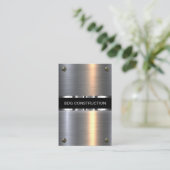 Klassische und Coole Baukarten Visitenkarte (Stehend Vorderseite)