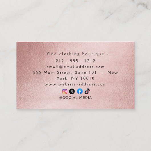 Klassische und Coole Baukarten Visitenkarte (Rückseite)