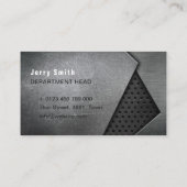 Klassische und Coole Bauweise Visitenkarte (Rückseite)