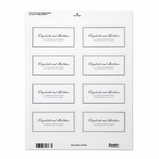 Klassische und einfache Elegante Hochzeitsfeiern - (Vorne)