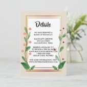 Klassische und elegante Einrichtung Einladung (Stehend Vorderseite)