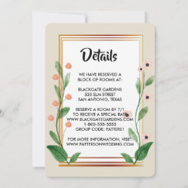 Klassische und elegante Einrichtung Einladung