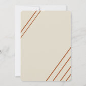 Klassische und elegante Geburtstagsparty Einladung (Rückseite)