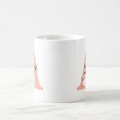 Klassische und elegante Initialen und Name Soft Pe Kaffeetasse (Mittel)