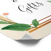 Klassische und elegante Karten und Geschenke Poster (Ecke)
