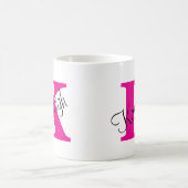 Klassische und elegante Personalisierte Initialen Kaffeetasse (Mittel)