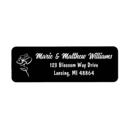 Klassische und moderne gotische Black Wedding-Adre