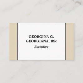 Klassische und traditionelle Berufliche Visitenkar Visitenkarte