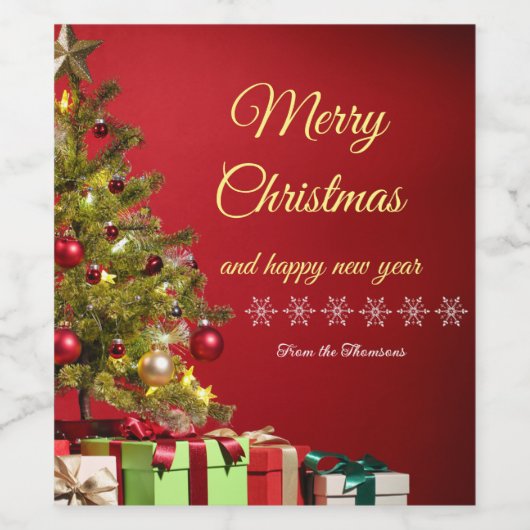 Klassische und trendige Wine & Sparkling Weinetikett (Einzelnes Label)