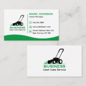 Klassische und zuverlässige Pflege für Rasenfläche Visitenkarte (Vorne/Hinten)