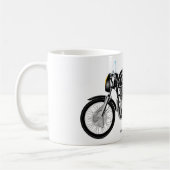 Klassische unvergleichliche Tasse des Motorrades (Links)