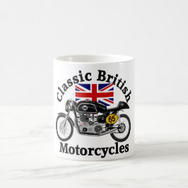 Klassische unvergleichliche Tasse des Motorrades