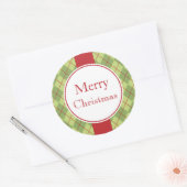 Klassische Urlaubsaufkleber Runder Aufkleber (Umschlag)