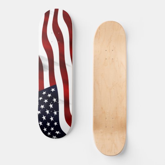 KLASSISCHE USA FLAG SKATEBOARD (Vorderseite)