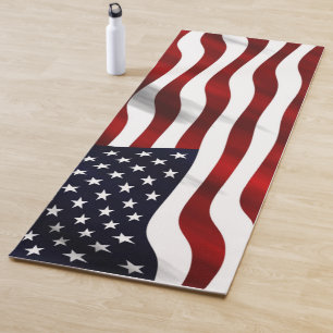 KLASSISCHE USA FLAG YOGAMATTE