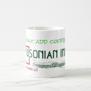 Klassische Usonian Gasthaus-Weiß-Tasse Kaffeetasse