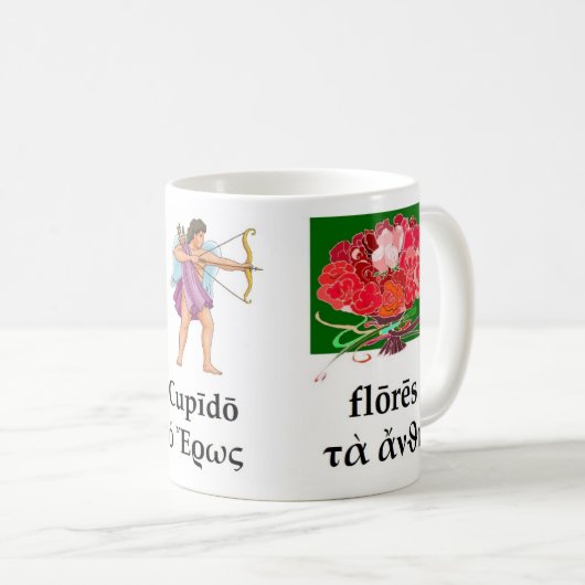 Klassische Valentine-Tasse Kaffeetasse (VorderseiteRechts)