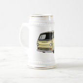Klassische van-Cartoon-Abbildung Bierglas (Vorderseite Links)