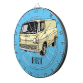 Klassische van-Cartoon-Abbildung Dartscheibe (Vorderseite rechts)