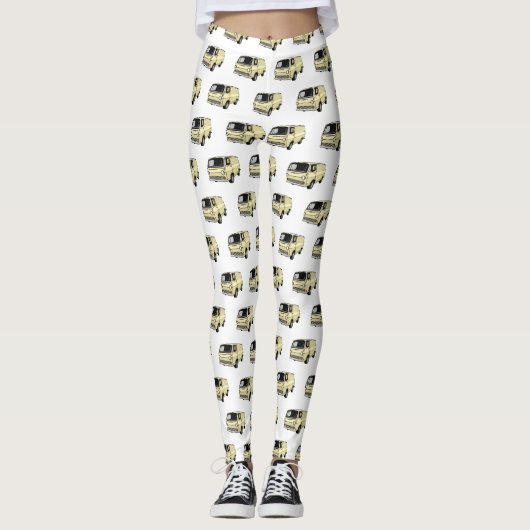 Klassische van-Cartoon-Abbildung Leggings (Vorderseite)
