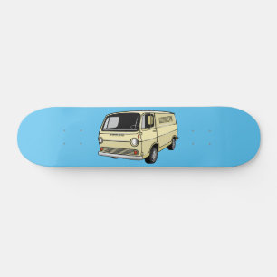 Klassische van-Cartoon-Abbildung Skateboard