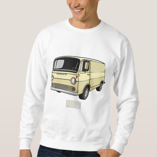 Klassische van-Cartoon-Abbildung Sweatshirt (Vorderseite)