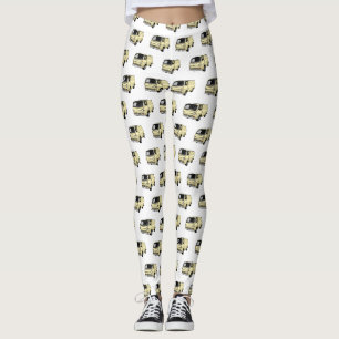 Klassische Van-Cartoon-Illustration Leggings