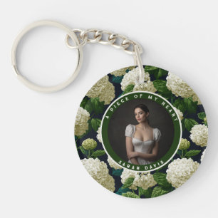 Klassische Vatertagsgeschenke Florale Hortensien Schlüsselanhänger