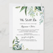 Klassische Vegetation tropisch noch immer Vow Erne Einladung (Vorderseite)