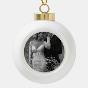 Klassische Verheiratete Glass-Ornamente zu Weihnac Keramik Kugel-Ornament