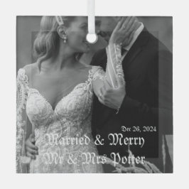 Klassische Verheiratete Glass-Ornamente zu Weihnac Ornament Aus Glas