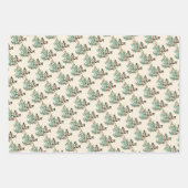 Klassische Verzauberung Elegante Weihnachten Geschenkpapier Set (Vorderseite)