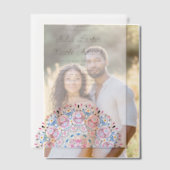 Klassische Verzierte Art Deco Stil Mandala Wedding Pergament Einladungen (Versatz (Ehepaar))