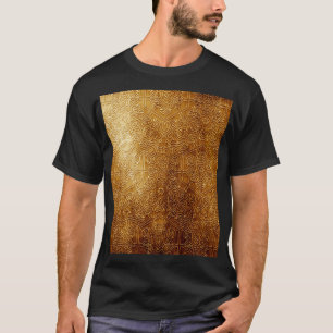Klassische Verzierte Metallplatte T-Shirt