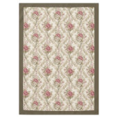 Klassische Viktorianische Damaskus warme Atmosphär Tischdecke (Vorderseite)