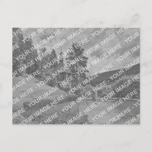 Klassische Viktorianische Postkartenrückseite - An Postkarte (Vorderseite)