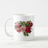 Klassische Viktorianische Rose Lily of the Valley  Kaffeetasse (Links)