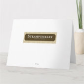 Klassische Viktorianische Rose Lily of the Valley Karte (Rückseite)