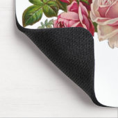 Klassische Viktorianische Rose Lily of the Valley Mousepad (Ecke)