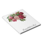 Klassische Viktorianische Rose Lily of the Valley Notizblock (angewinkelt)