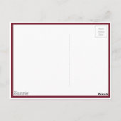 Klassische Viktorianische Rose Lily of the Valley Postkarte (Rückseite)