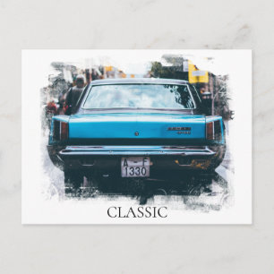 *~* Klassische Vintage alte Antiquitäten Auto Male Postkarte