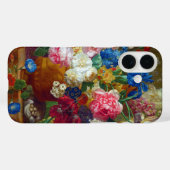 Klassische Vintage Blume Malerei Case-Mate iPhone Hülle (Rückseite (Horizontal))