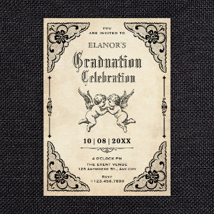 Klassische vintage Brautparty Einladung